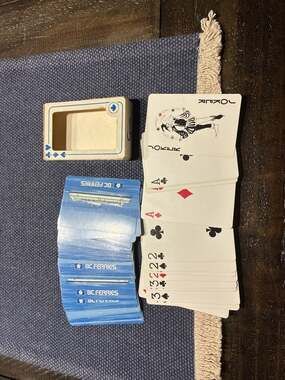 Vintage BC Ferries Souvenir Playing Cards Deck